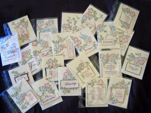 vintage zen cards