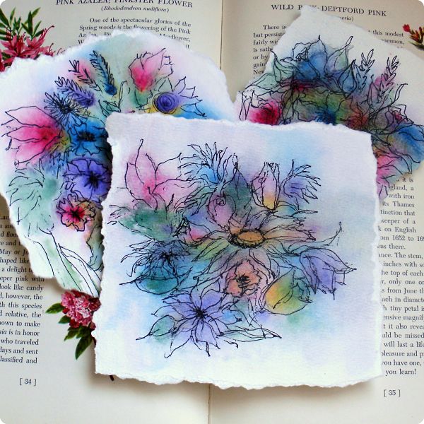 How to Make Abstract Watercolor Flowers