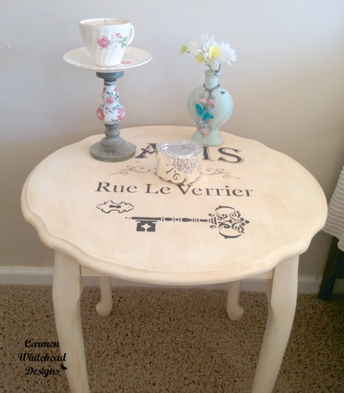Upcycled Paris Table