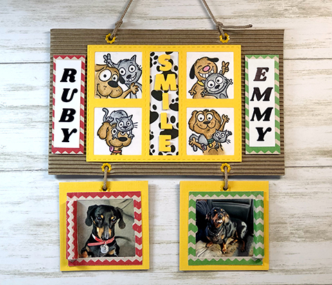 Furry Fun Wall Hanging Finished