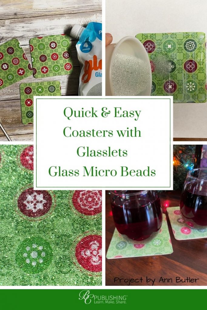 Glasslets Micro Beads Christmas Coasters Pinterest Pin