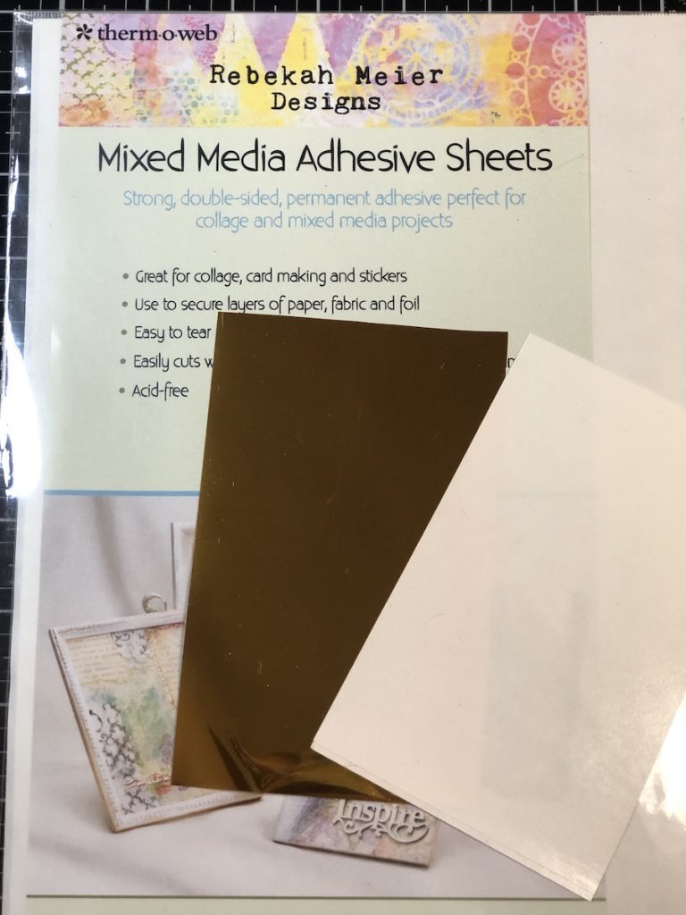 Apply Foil To Adhesive Sheet