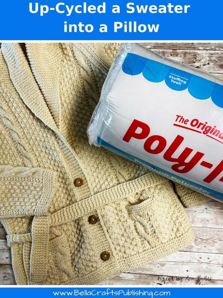 Upcycle a Sweater into a Pillow Pin