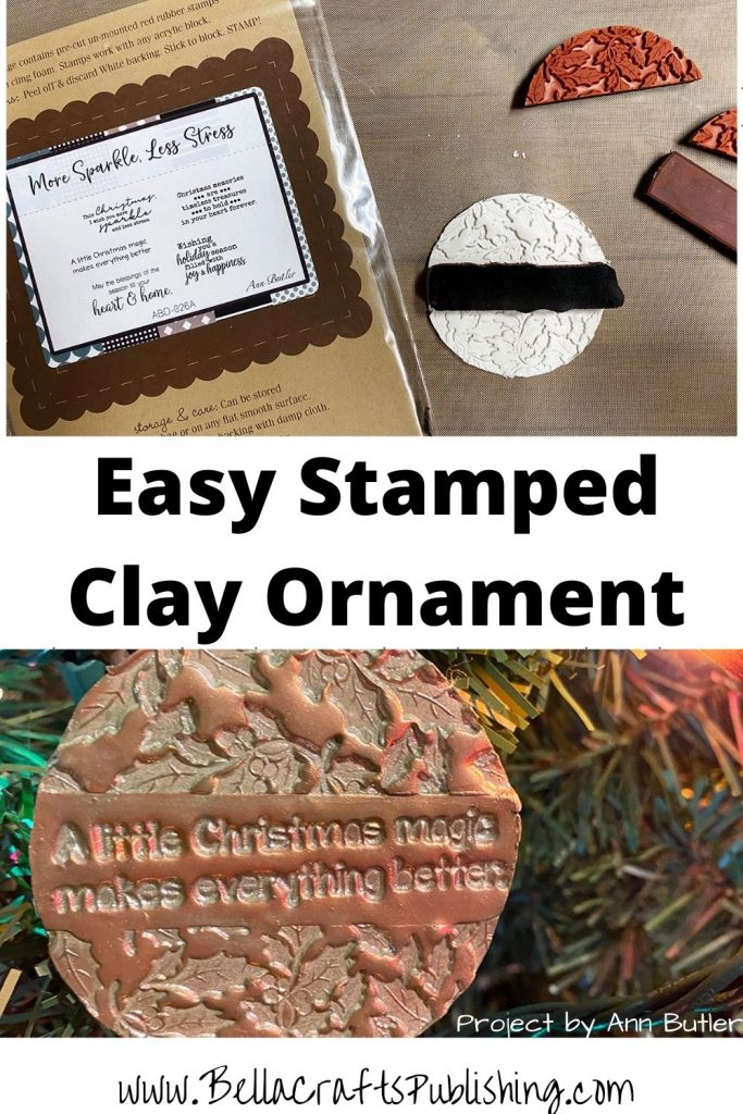 Easy Stamped Clay Ornaments PIN