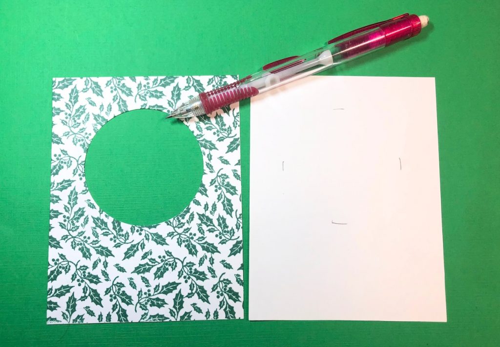 Use Pencil to Mark Cardstock