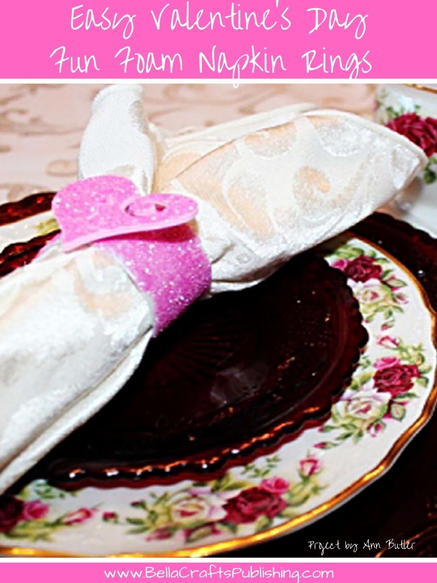 Napkin Rings…an Easy Valentine’s Day Craft