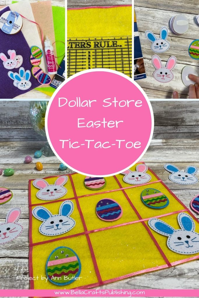 Tic-Tac-Toe Dollar Store Easter Craft PIN