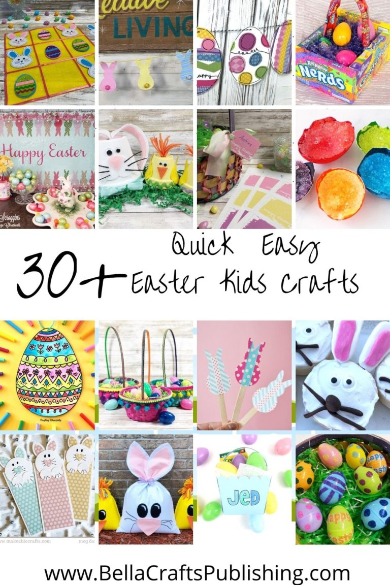 30+ Quick and Easy Easter Crafts for Kids - Bella Crafts Publishing