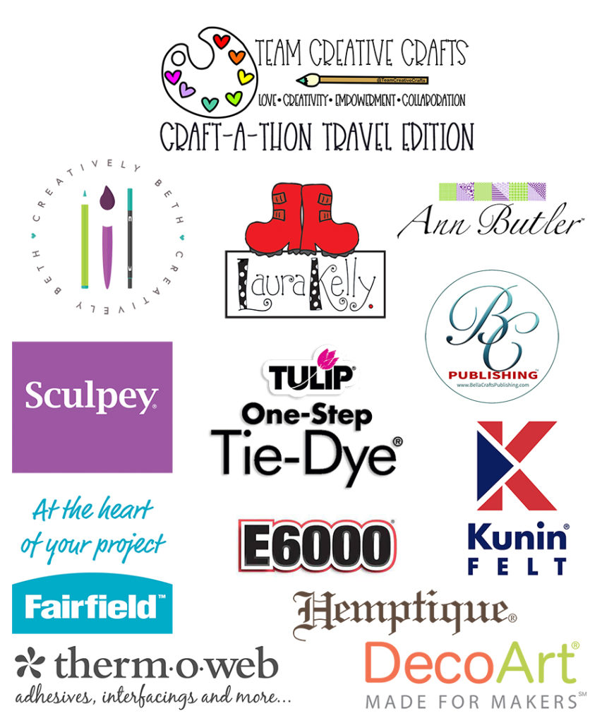 Facebook Live Craft-A-Thon Travel Edition sponsors