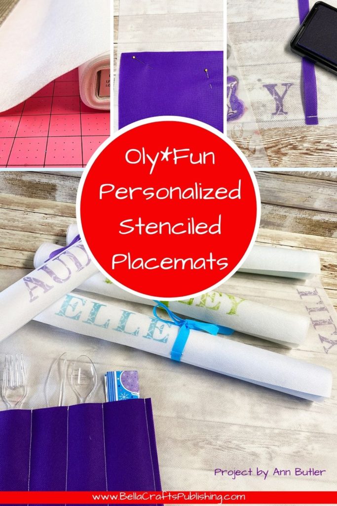 Oly*Fun Personalized Stenciled Placemats PIN