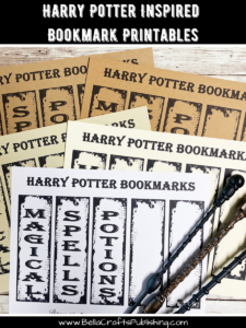 Inspired Harry Potter Printable Bookmarks - Bella Crafts Publishing