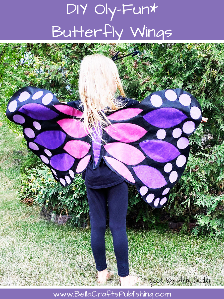 DIY Oly-Fun* Butterfly Wings for Halloween