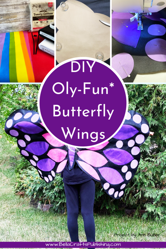DIY Oly-Fun* Butterfly Wings for Halloween PIN