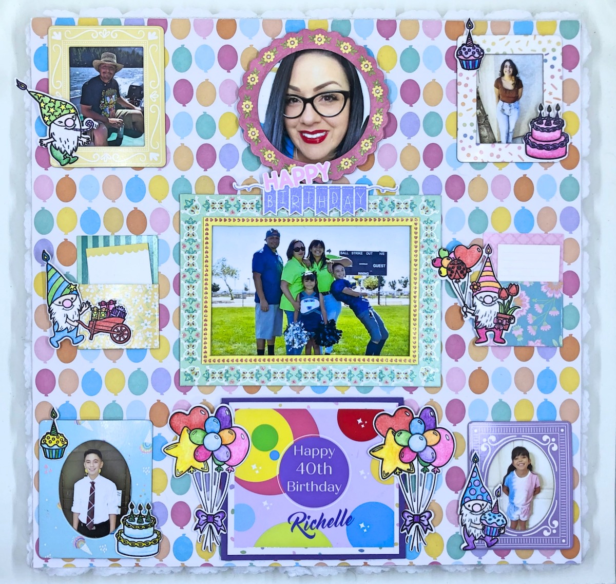 Gnome Birthday Photo Frame