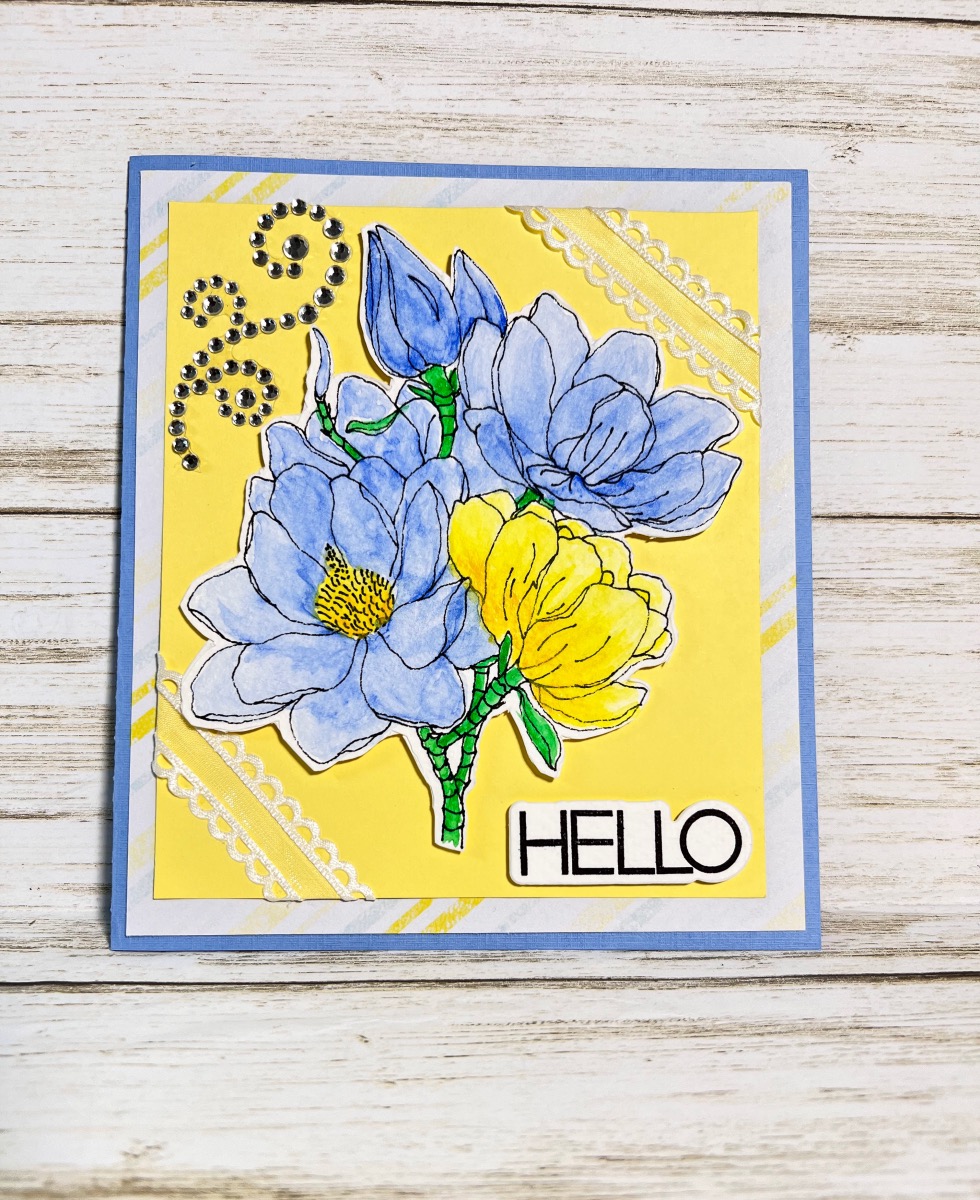 Basic Watercoloring With Stamps