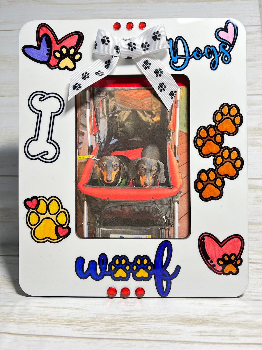 Pawsitively Perfect Memories: Sublimation Dog Frame