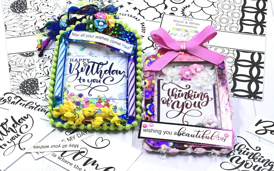 Foiled & Fun Shaker Tags