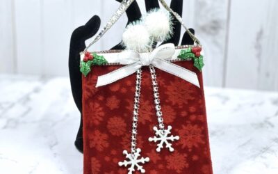 Wrap Your Love: Velvet Stamped Gift Bag