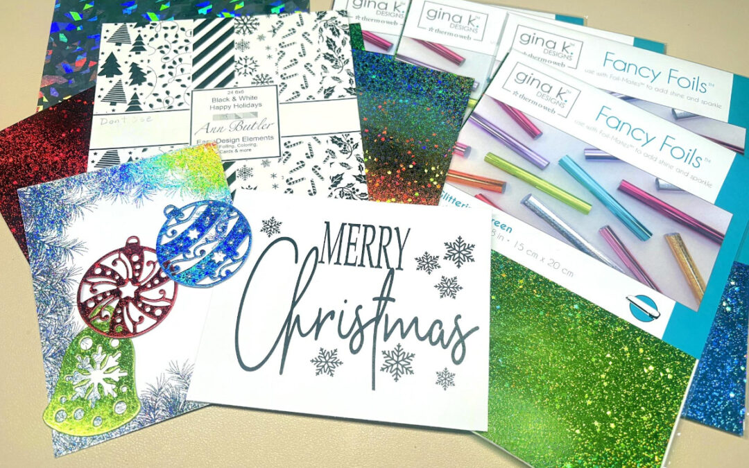 Foiled Christmas Cards in 30 Minutes