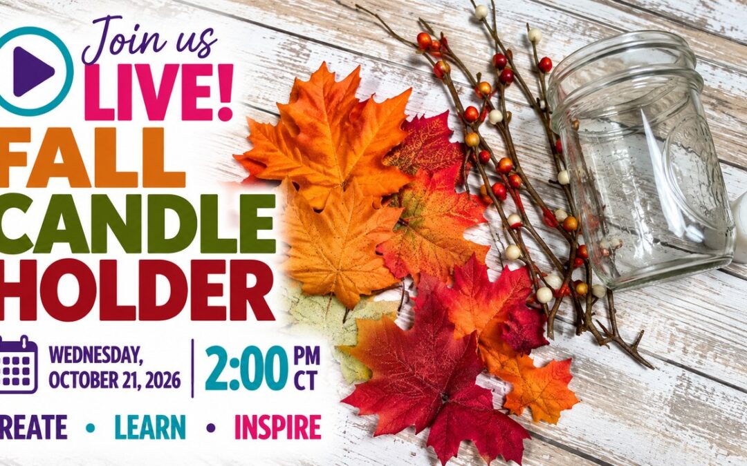 Two New Videos- Merry Little Journal & Fall Candle Holder